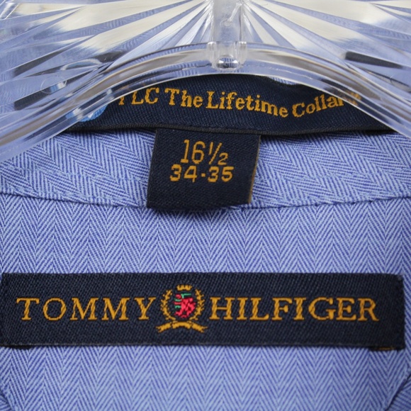 Tommy Hilfiger Button Down Shirt Blue - Picture 2 of 4